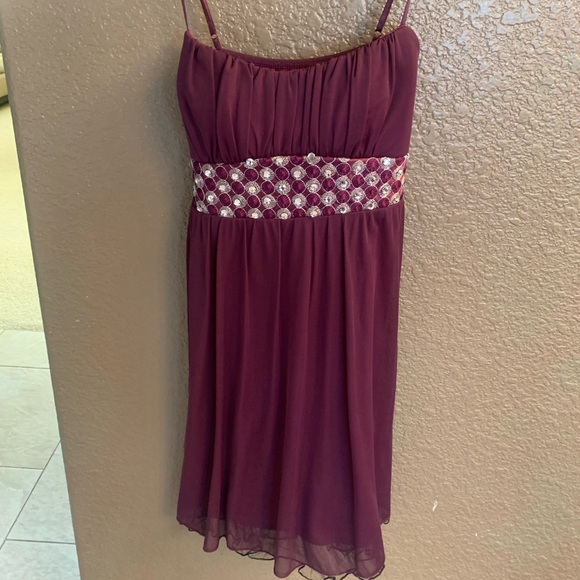 Plum/Purple Sleeveless Ruby Rox Dress - Picture 1 of 4